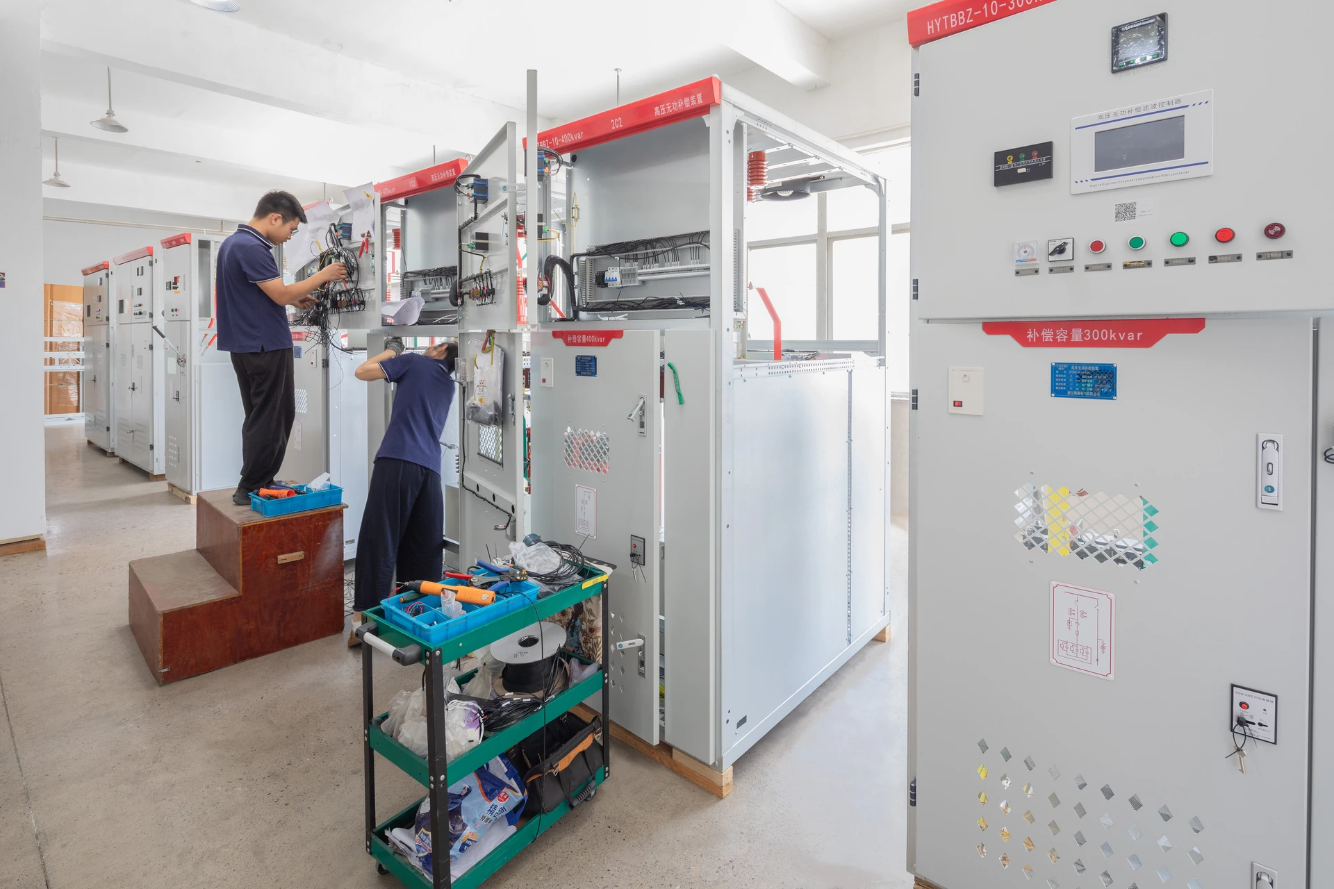 CHYN project components and equipment prepared for assembly