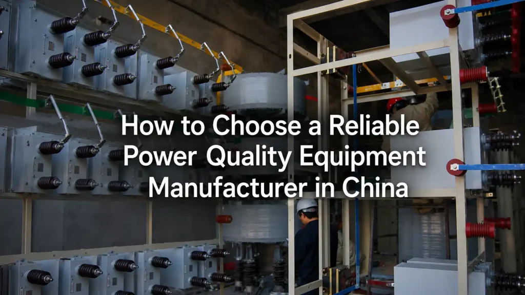 How to Choose a Reliable Power Quality Equipment Manufacturer in China