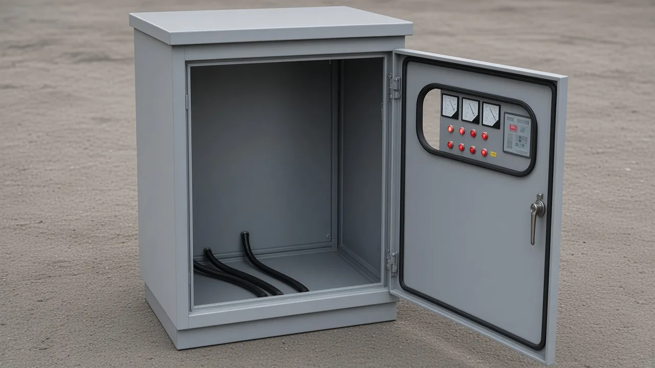 Cleared outdoor compensation enclosure before the isolator is closed