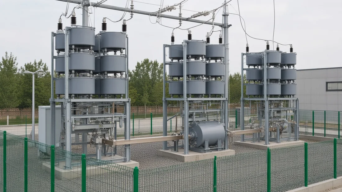 Three phase capacitor bank with separate phase columns and a neutral point current transformer