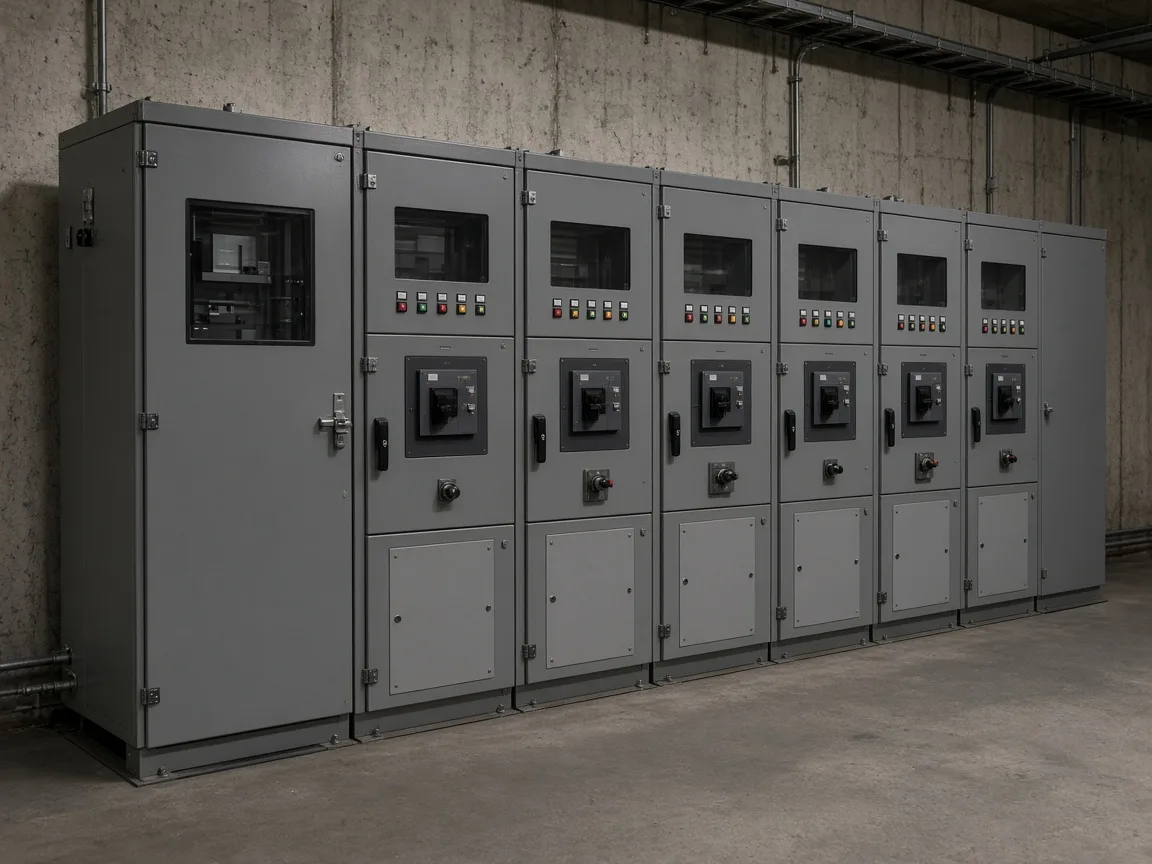 Plant feeder and switchgear context for line current reduction after shunt compensation