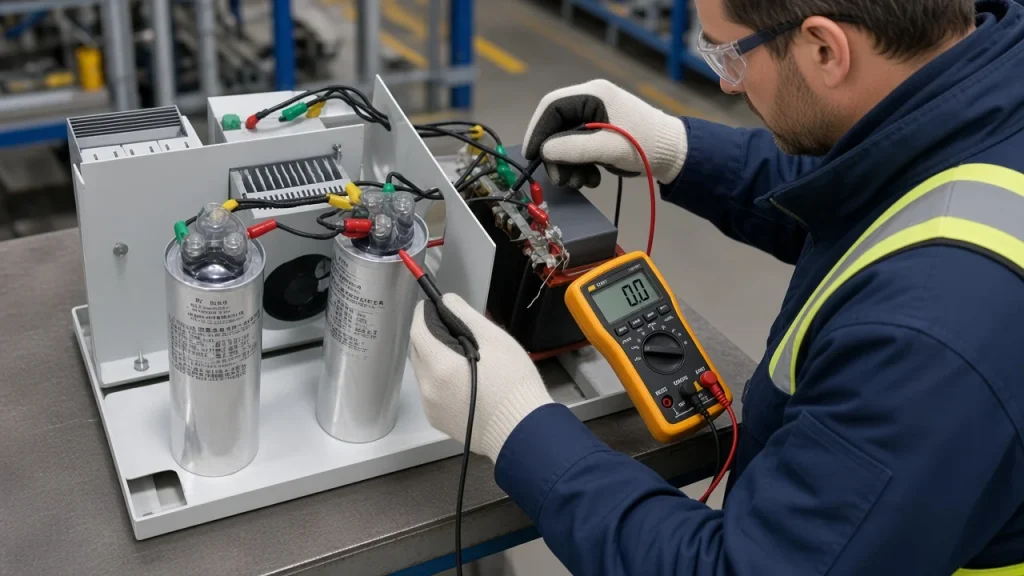 How to Check Capacitor Bank with Multimeter in the Field