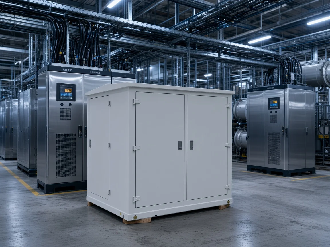 Drive hall with nonlinear loads near capacitor racks and a converter cabinet