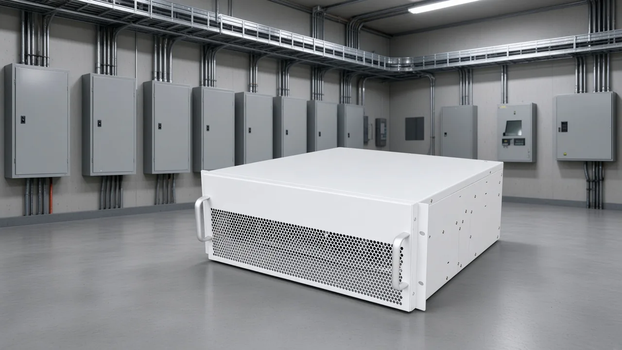 Static var generator on the floor of a low-voltage distribution room