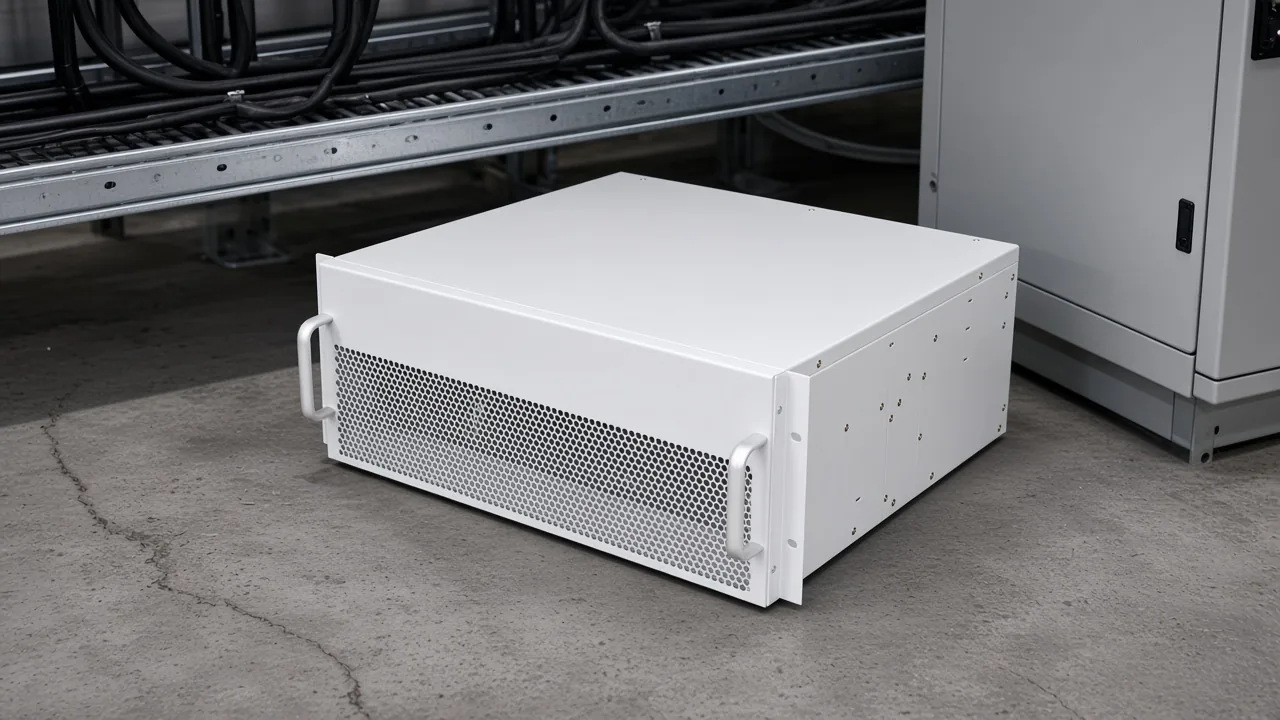 Static var generator sitting beside a distribution board