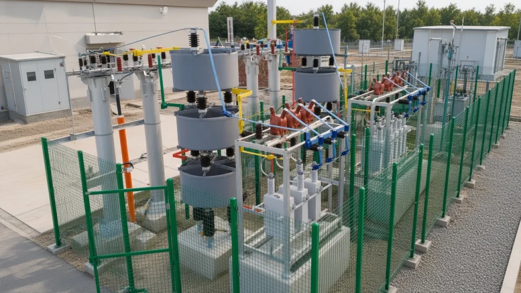 Capacitor Bank Wiring for Plant and Substation Banks