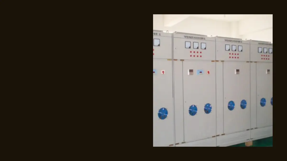 Compensation cabinet beside transformer and cable runs with released kVA headroom