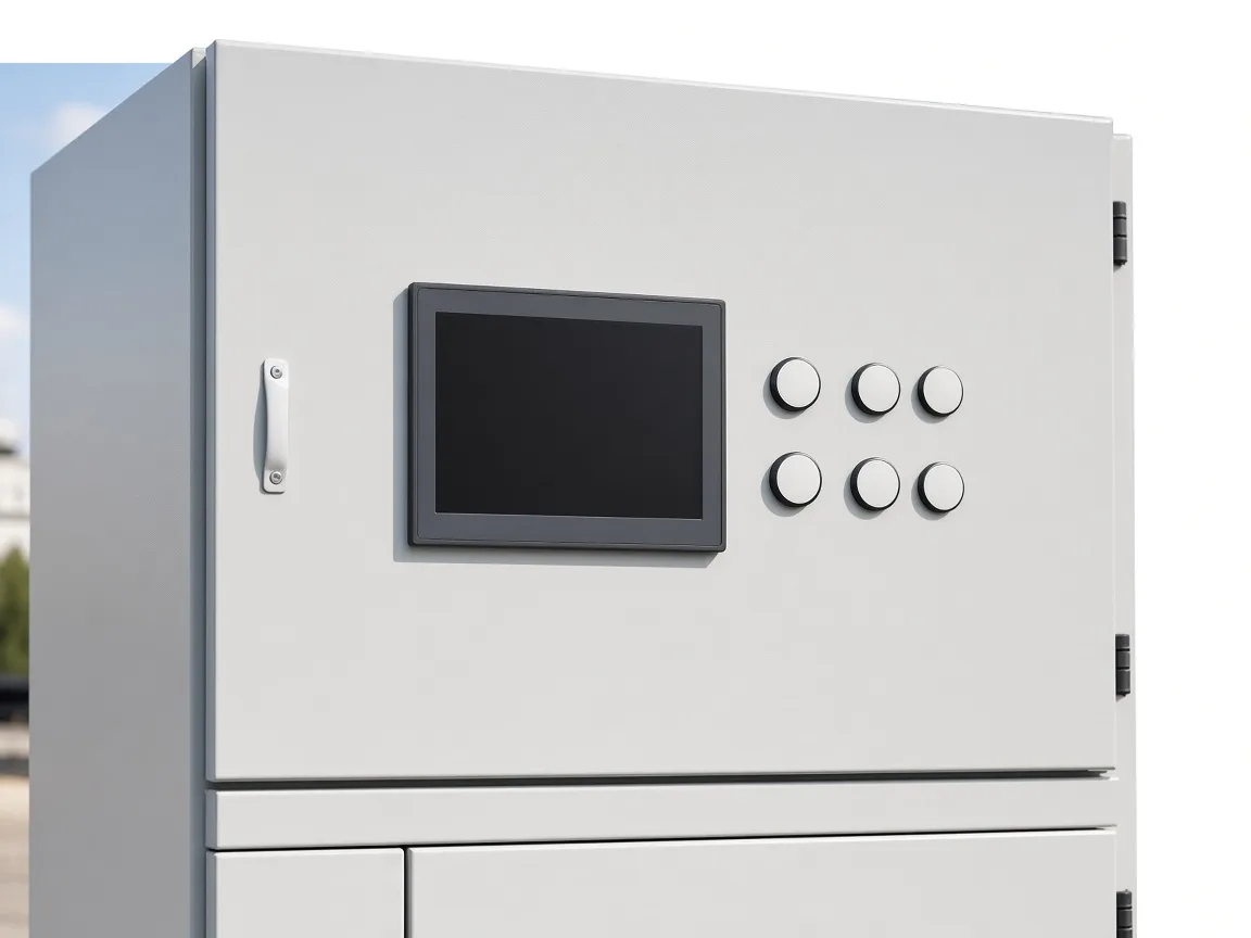 One connected compensation step beside capacitor groups that are not in service.