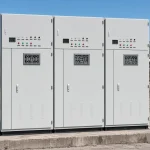 Plant shunt capacitor bank shown as a fuseless series-string choice beside fused units