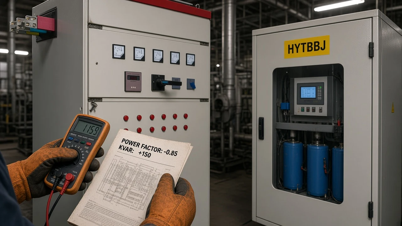 Power meter and instrument manual context for signed power factor conventions