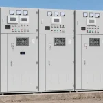 Metal-enclosed shunt cabinet with an indoor or outdoor installation line