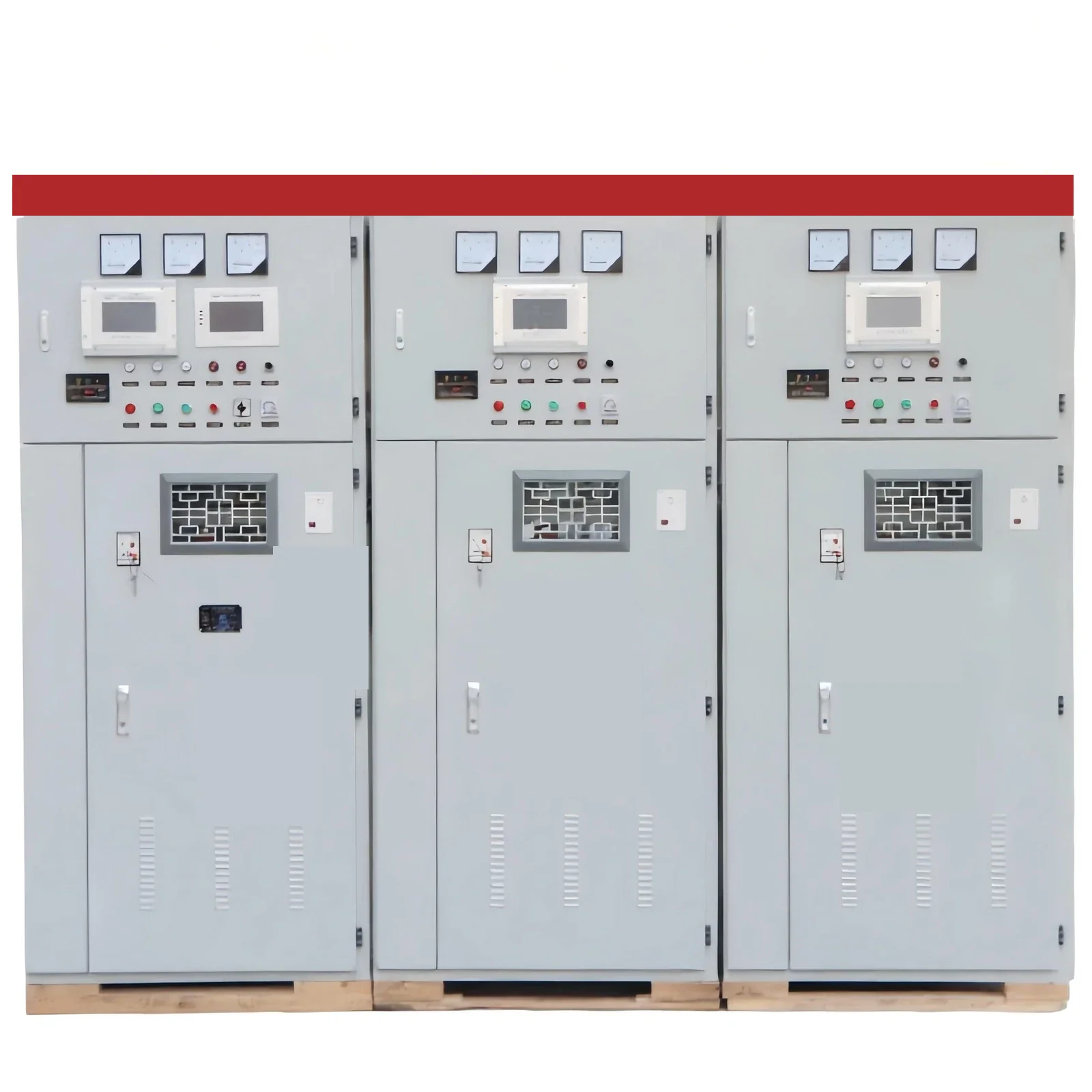 HYTBB shunt capacitor cabinet with the nameplate text covered.